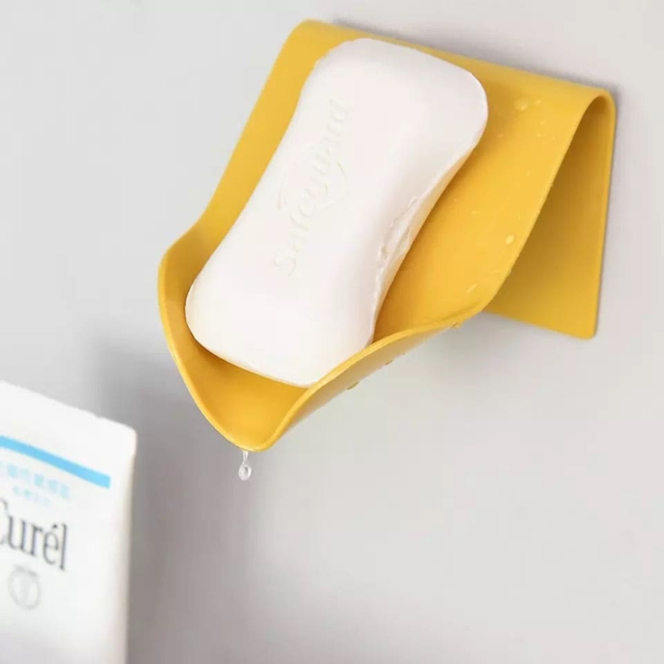 Strong Hold Soap Holder, Simple Self Draining Bar Soap Holder, Wall-Mounted Soap Rack Strong Hold Soap Holder, Simple Self Draining Bar Soap Holder, Wall-Mounted Soap Rack